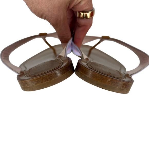 Louis Vuitton Monogram Sunny Flat Thong Sandals in Rose Clair Pink - Picture 10 of 14